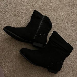 Black booties
